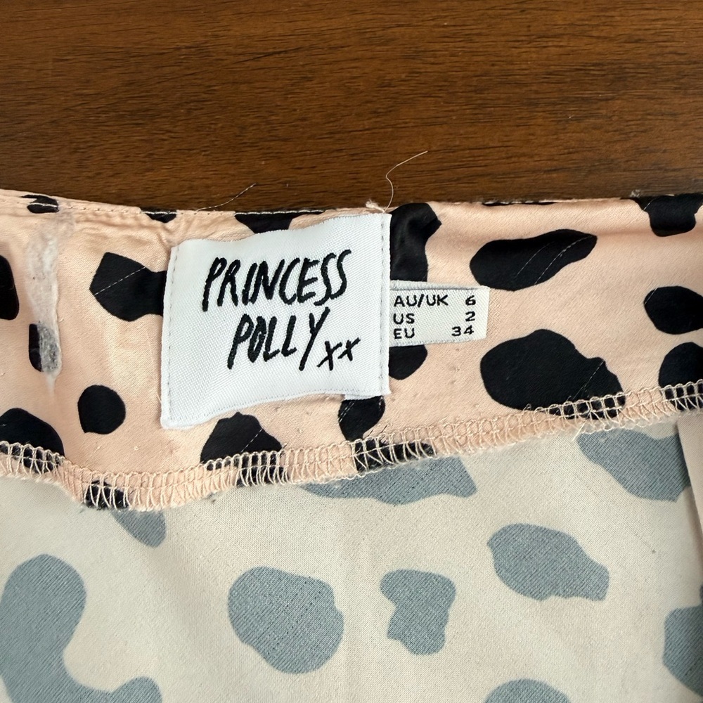Princess Polly Pink Leopard Pencil Skirt - Picture 5 of 5